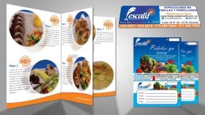 Pescalif Flyer, póter y brochure Pescalif