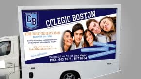 COLEGIO BOSTON Publicidad móvil COLEGIO BOSTON