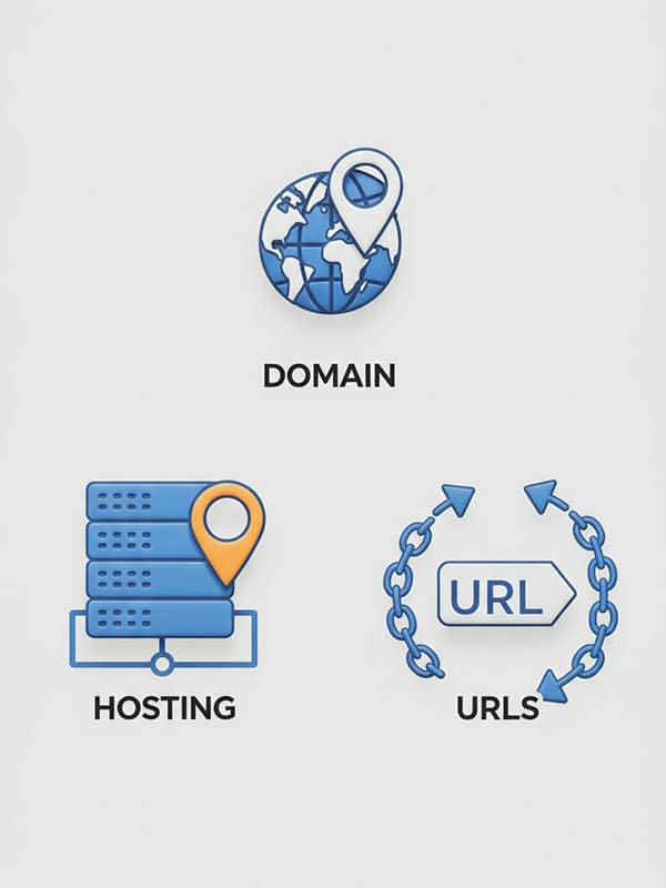 Hosting, Dominio y URL
